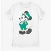 Tees DIsney Mickey Mouse Leprechaun Mickey Womens T-Shirt