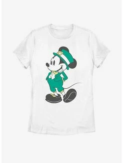 Tees DIsney Mickey Mouse Leprechaun Mickey Womens T-Shirt