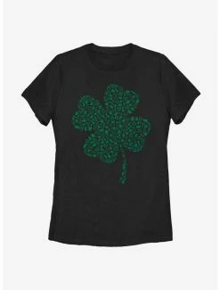 Tees Disney Mickey Mouse Clover Fill Womens T-Shirt