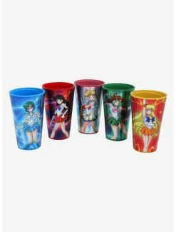 Drinkware Sailor Moon Sailor Guardians Character Portraits Pint Glass Set