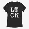 Tees Marvel Spider-Man Spider Luck Womens T-Shirt
