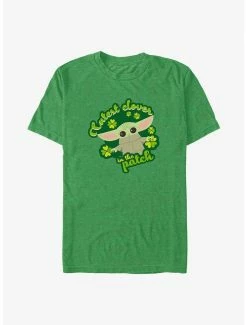 Tees Star Wars The Mandalorian Cutest Clover T-Shirt