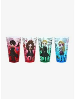 Drinkware Harry Potter Chibi Characters Pint Glass Set