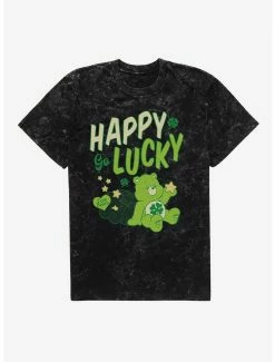 Tees Care Bears Happy Go Lucky Mineral Wash T-Shirt
